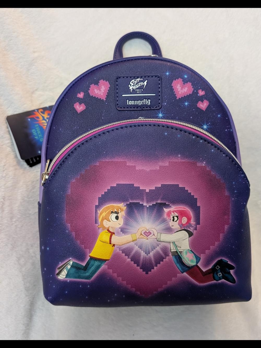 Loungefly Scott Pilgrim Vs. The World Digital Love Mini Backpack NEW